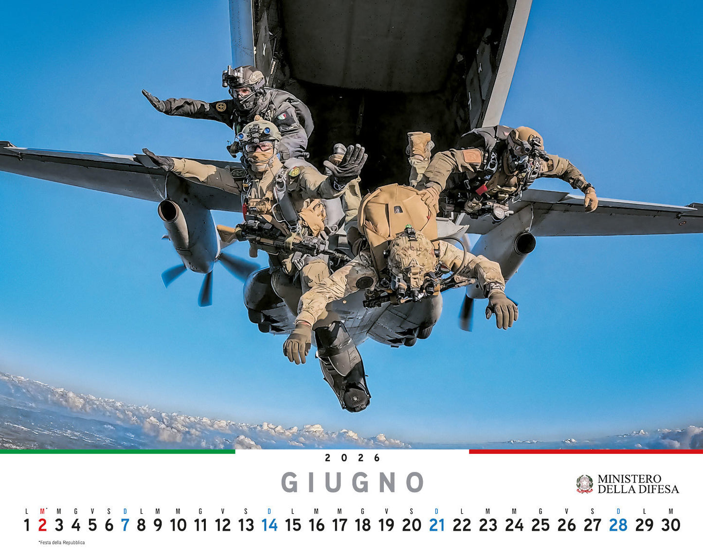 Calendario Difesa 2026 - da parete . La forza che unisce