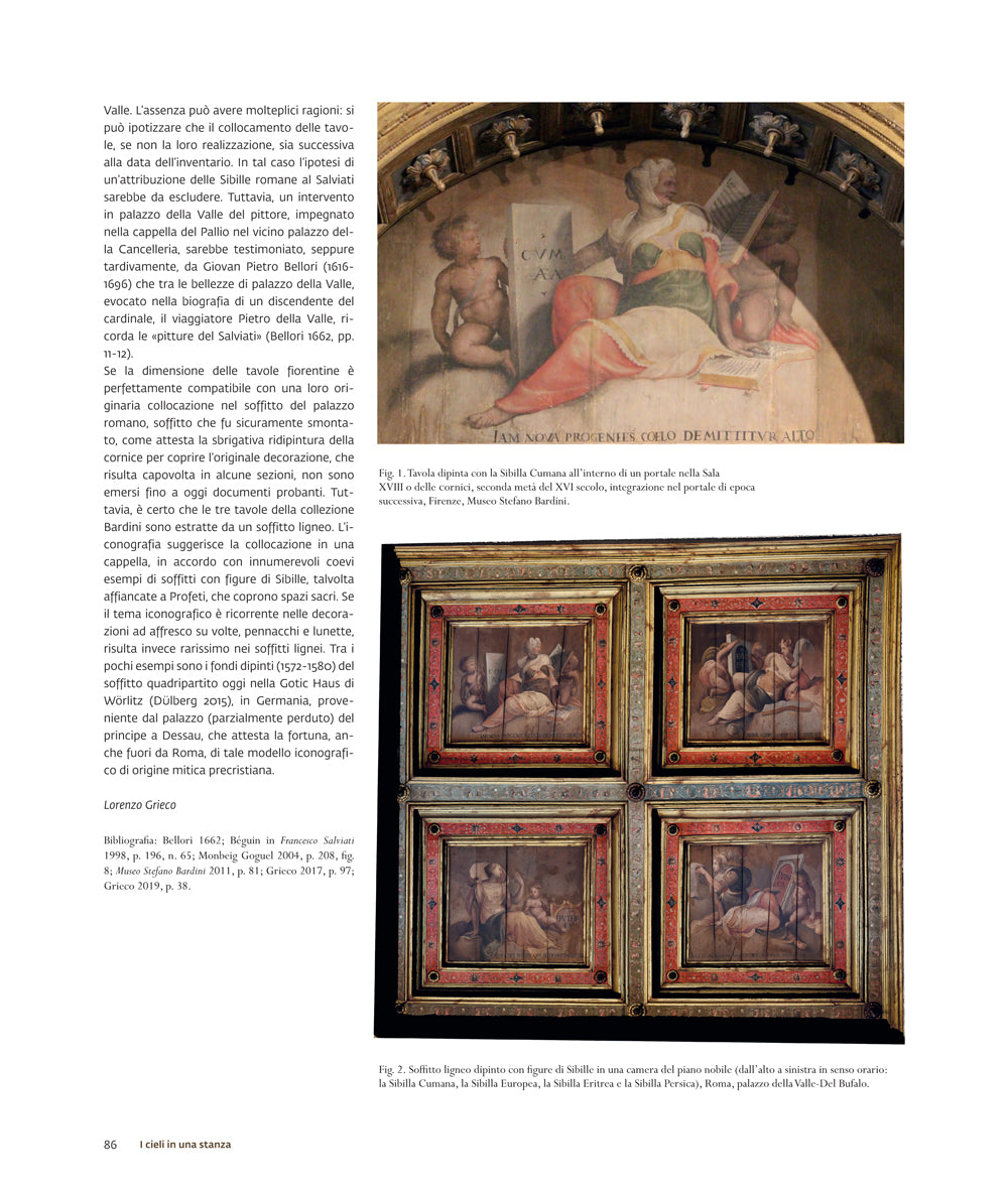 I cieli in una stanza. Soffitti  lignei a Firenze e a Roma nel Rinascimento