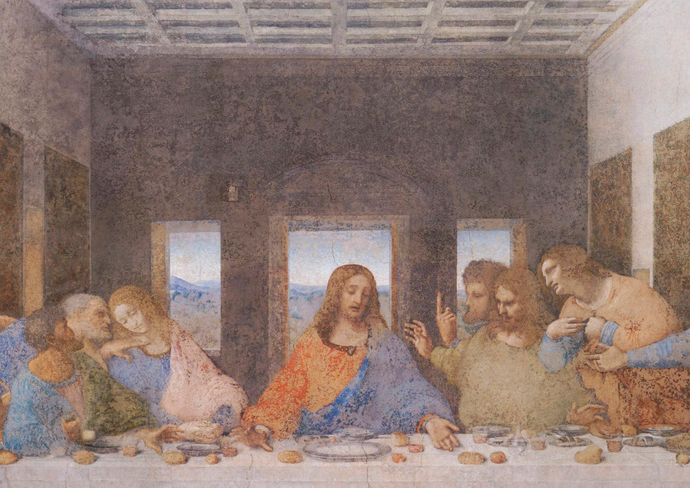 Cenacolo part. centrale - cartolina