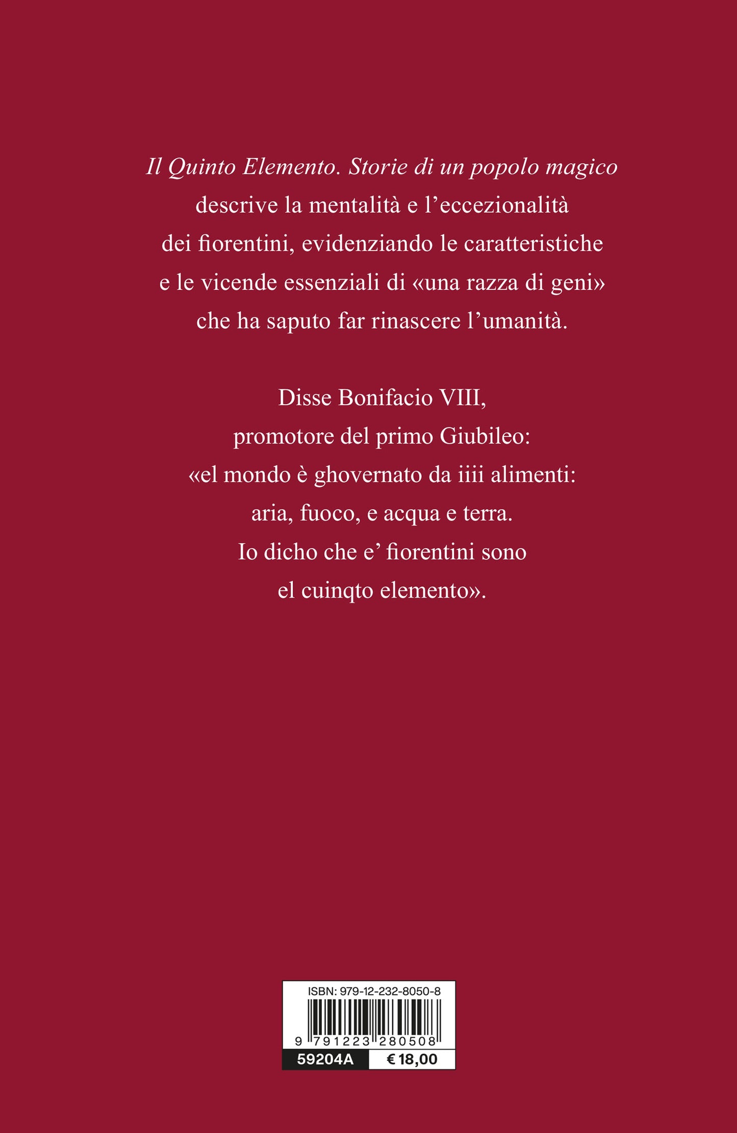Il quinto elemento. Storia di un popolo magico
