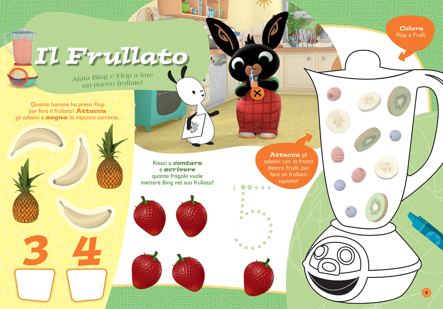 Bing. Activity con gadget. Evviva la pappa!