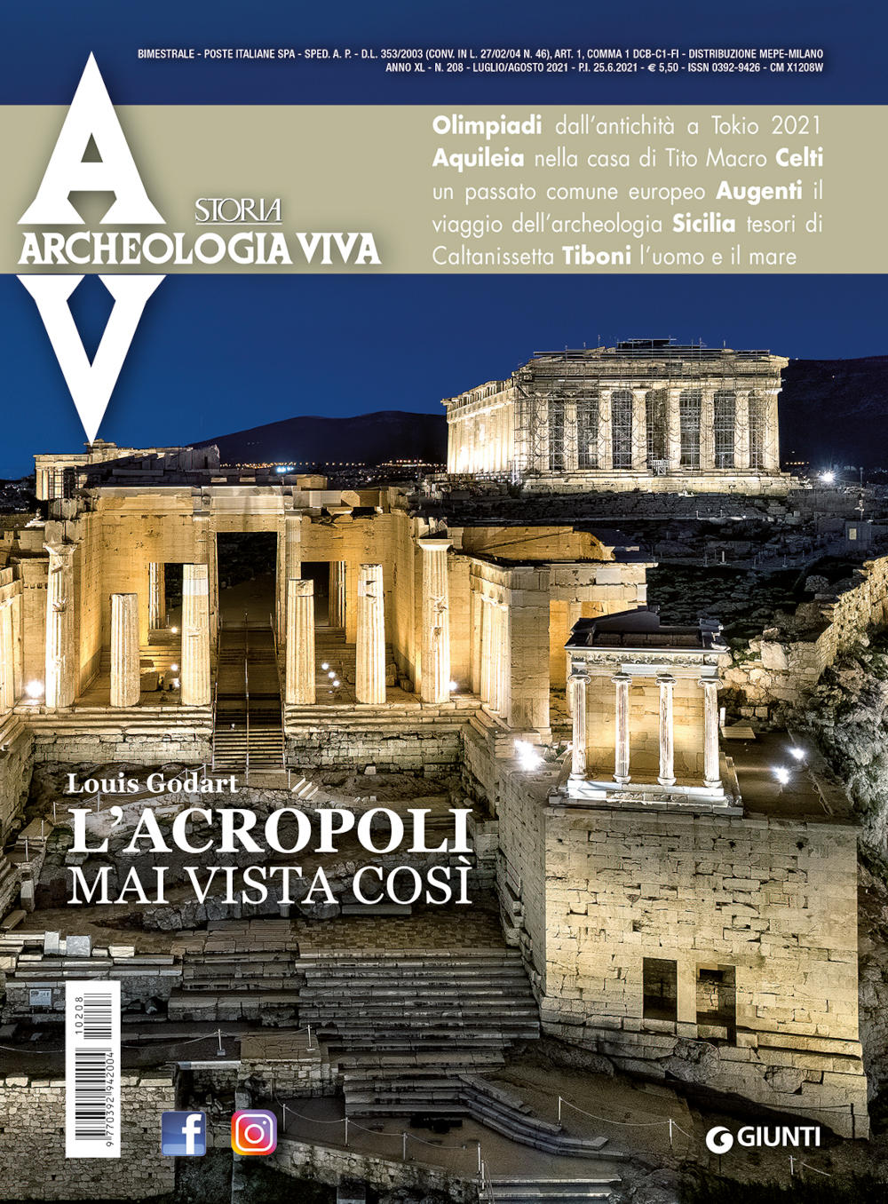 Archeologia Viva n. 208 - luglio/agosto 2021. Rivista bimestrale