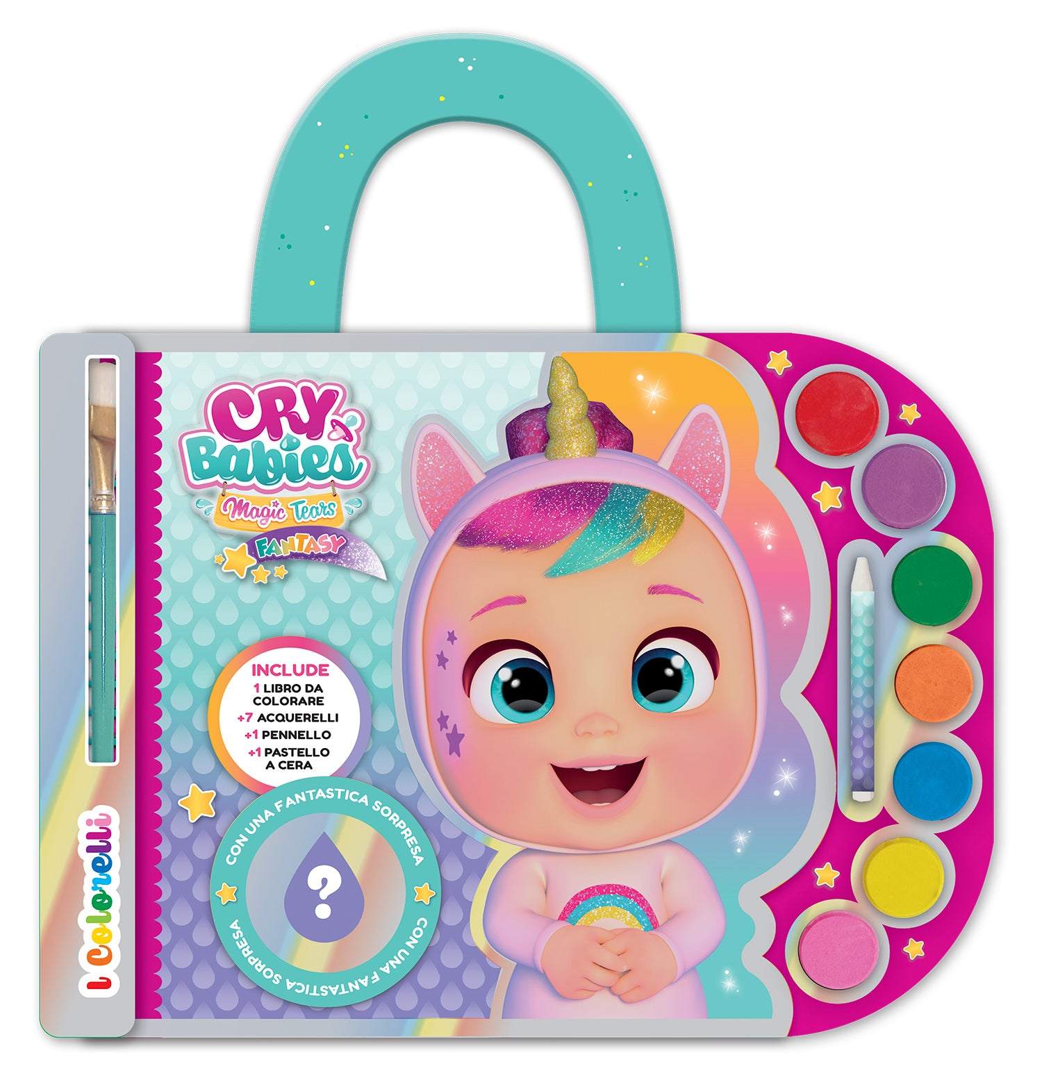 Cry Babies Fantasy. I colorelli. Valigetta con acquerelli