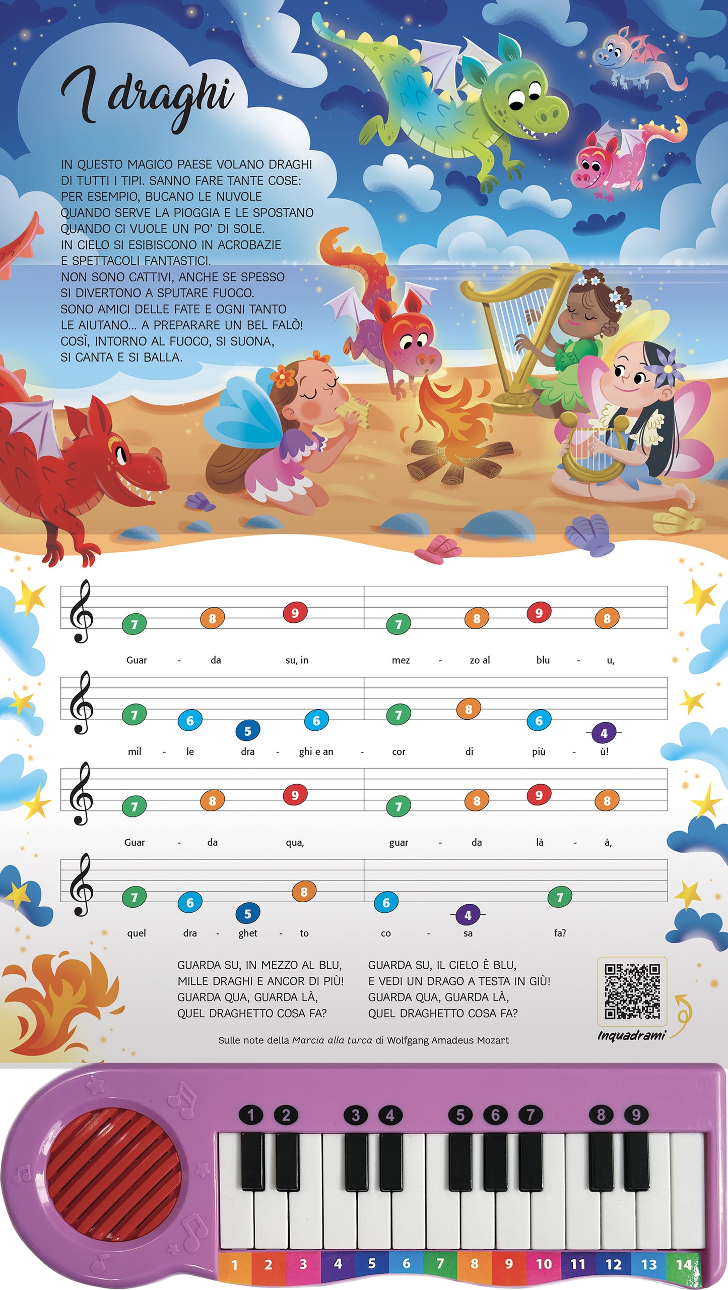 Il libro pianoforte Mondi Magici. Con 8 famose musiche classiche da cantare e suonare!