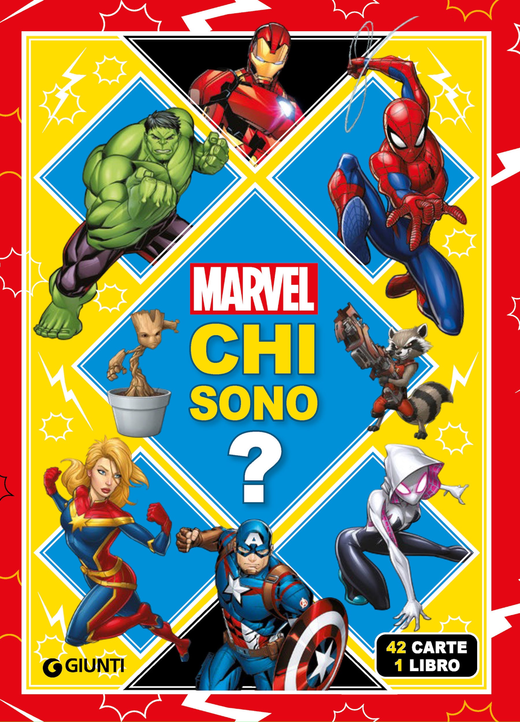Chi sono? Marvel. 42 carte - 1 libro
