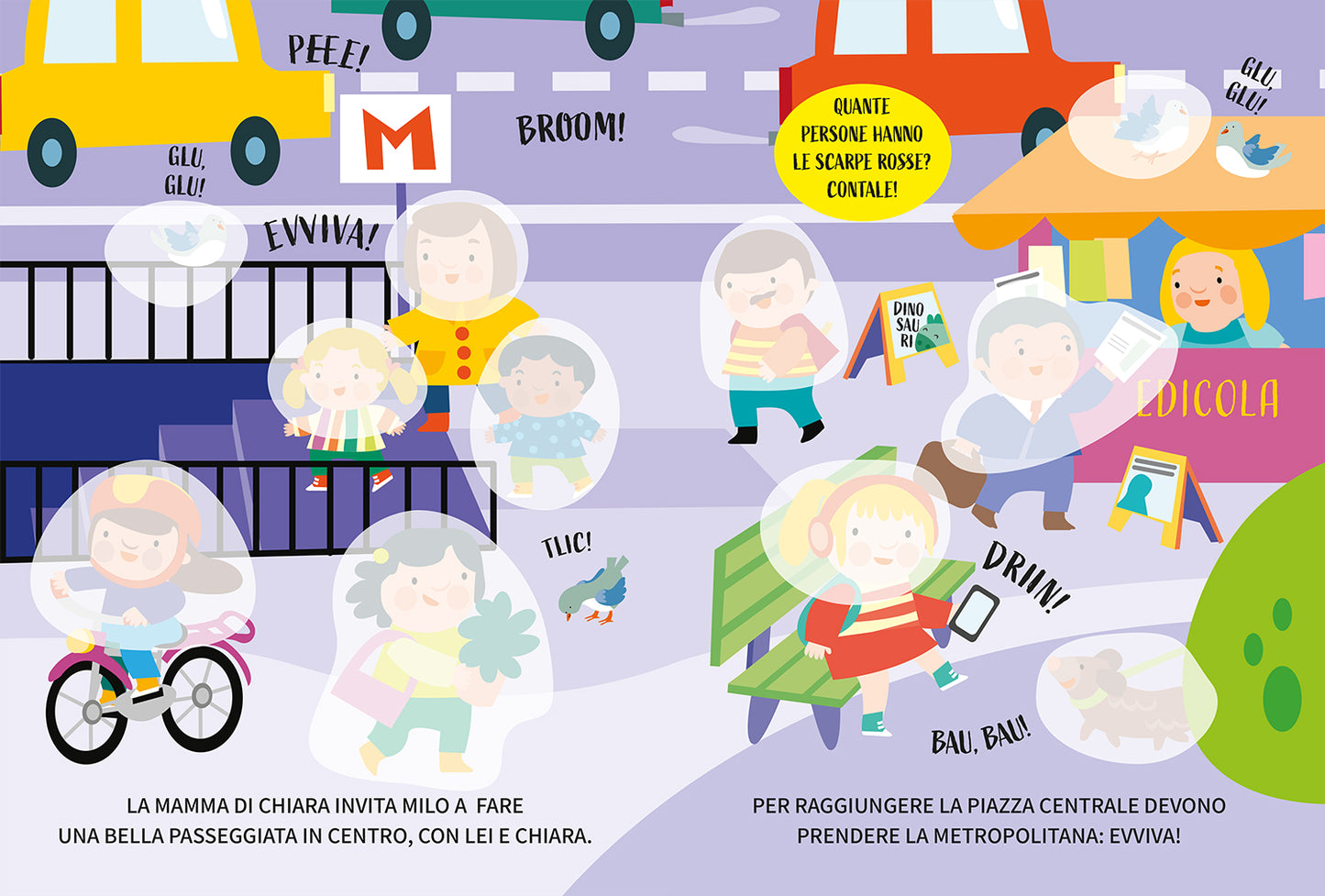 Io coloro con gli sticker. Città