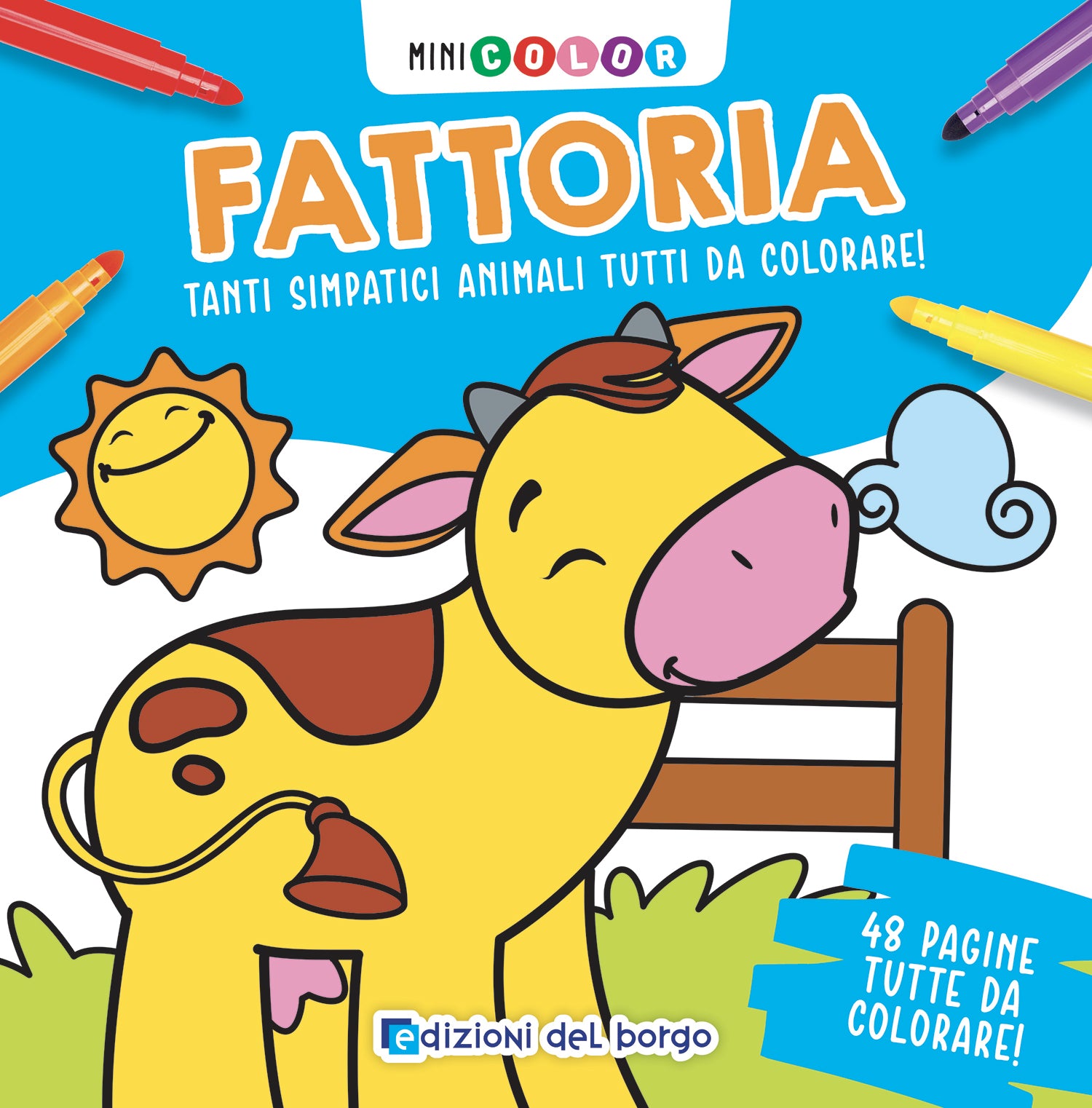 Fattoria. Tanti simpatici animali tutti da colorare