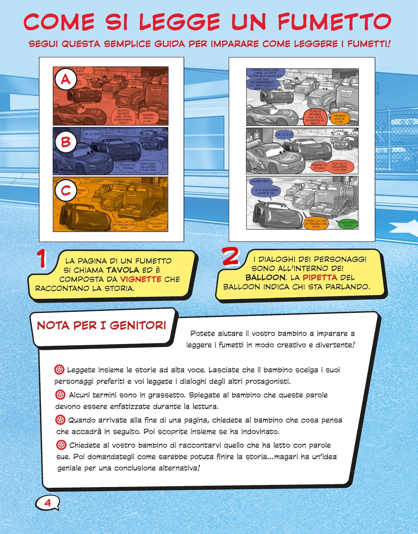 Cars Prime letture a fumetti!. Impara a leggere con le storie a fumetti!