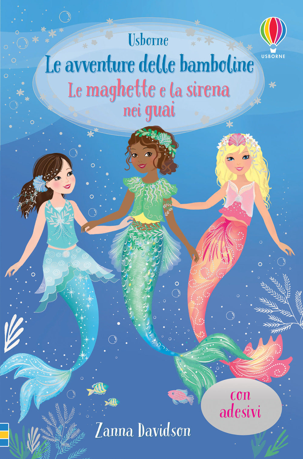 Le maghette e la sirena nei guai. Con adesivi