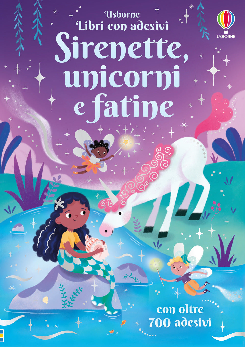 Sirenette, unicorni e fatine. Con adesivi