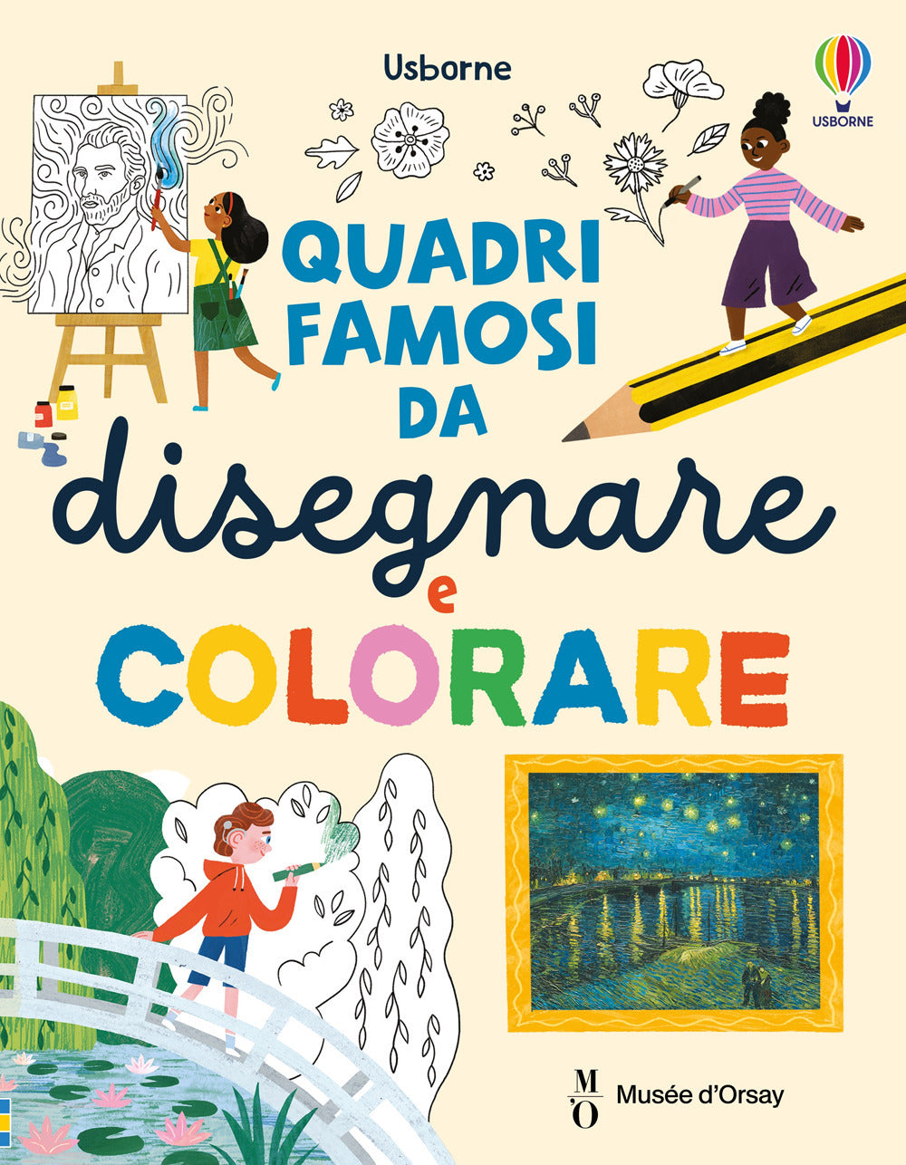 Quadri famosi da disegnare e colorare