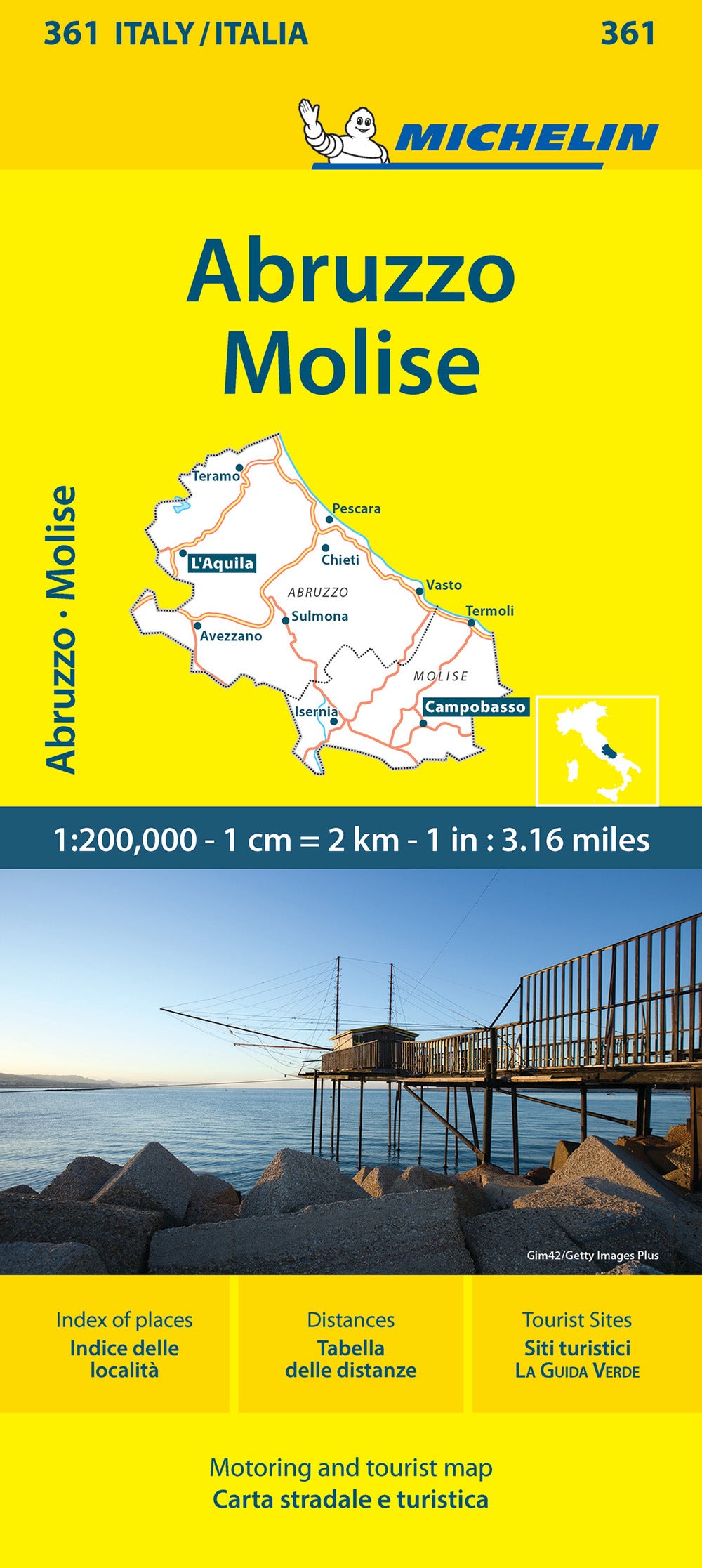 Abruzzo, Molise 1:200.000