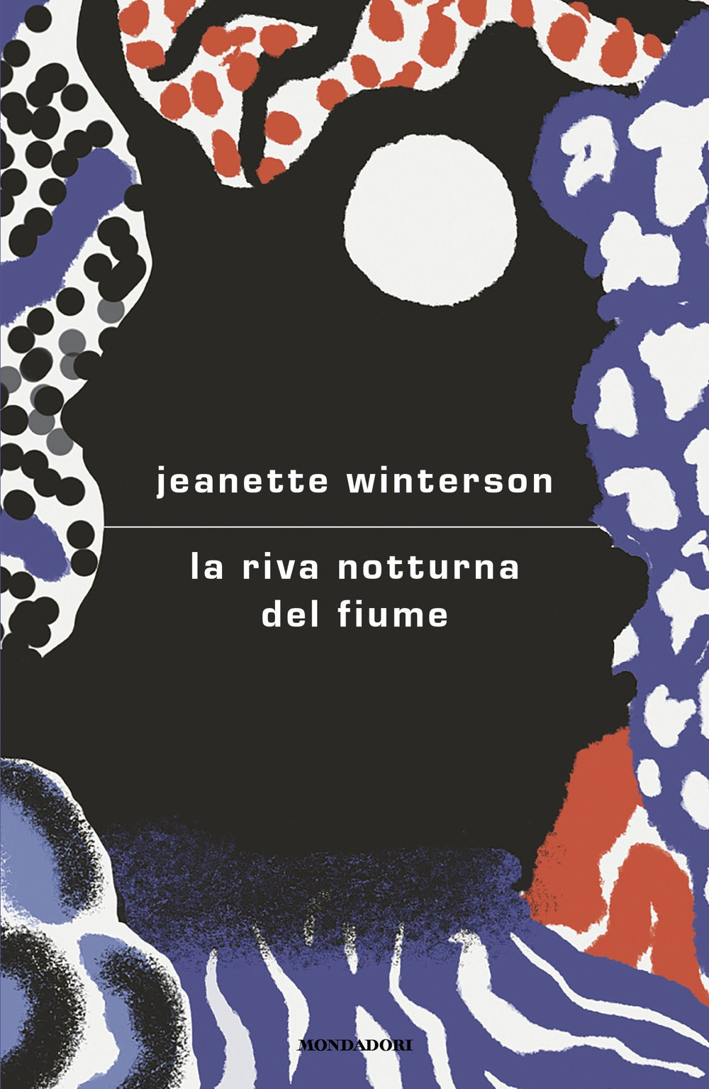 La riva notturna del fiume