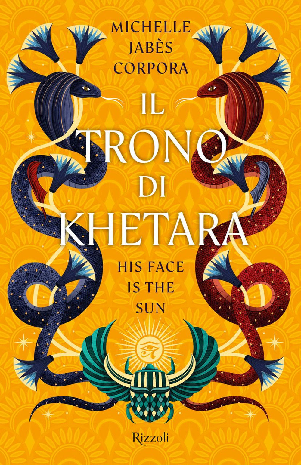 Il trono di Khetara. His face is the sun