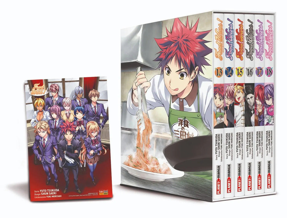 Food wars! Cofanetto. Con cartolina. Vol. 13-18