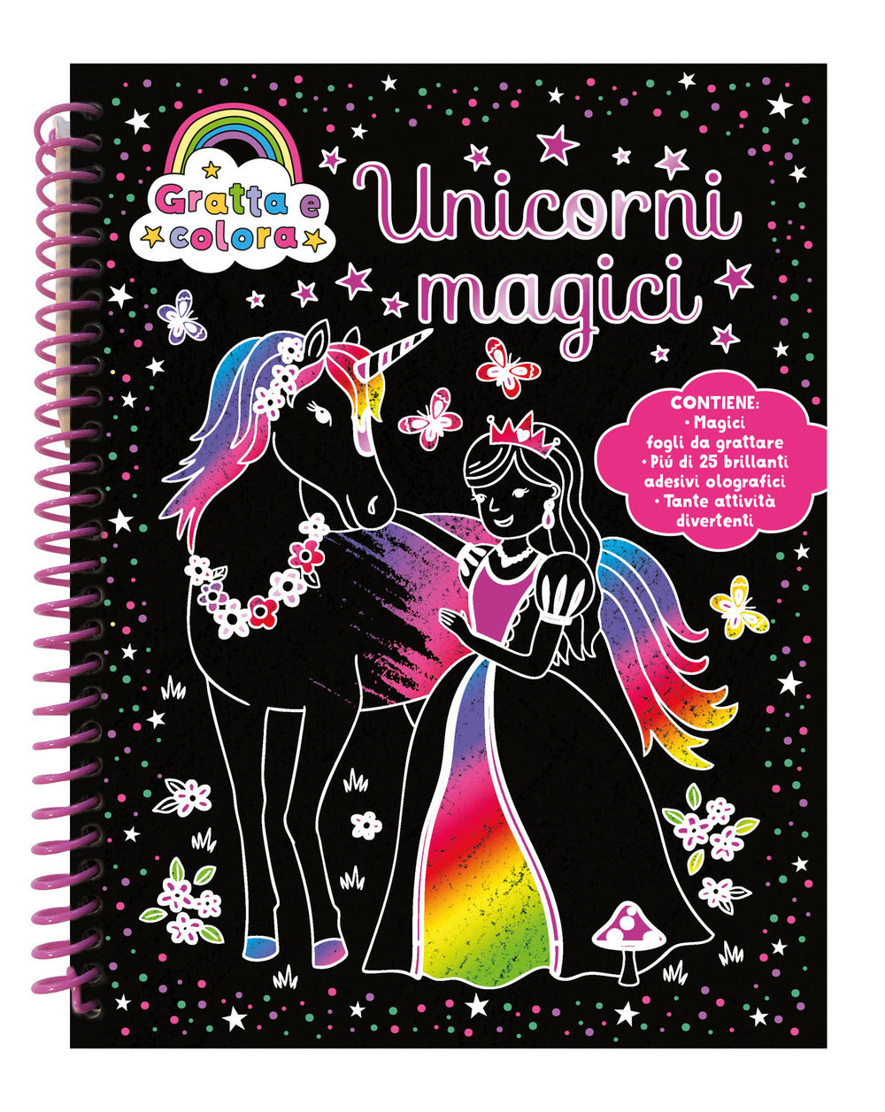 Unicorni magici. Gratta e colora