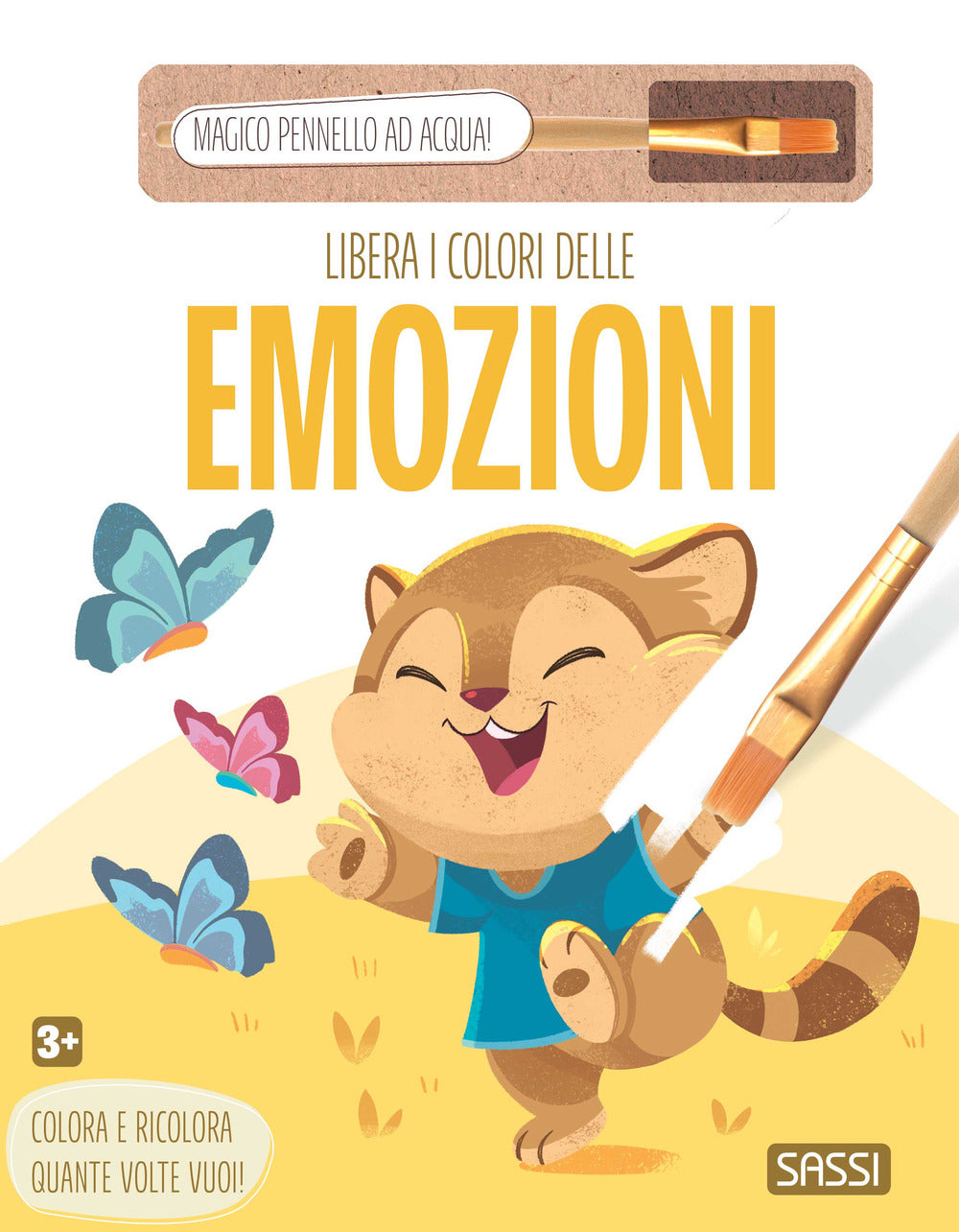 Libera i colori delle emozioni. Ediz. illustrata. Con magico pennello ad acqua