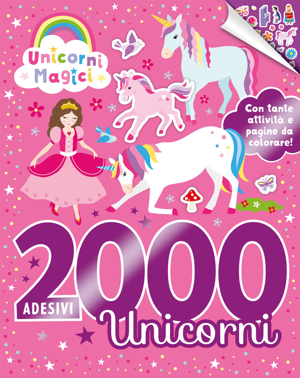 2000 adesivi unicorni