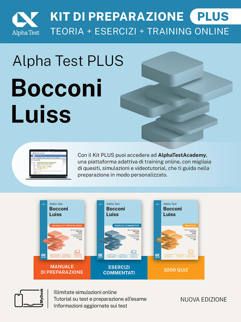 Alpha Test Plus Bocconi Luiss. Edizione 2025. Per test di economia