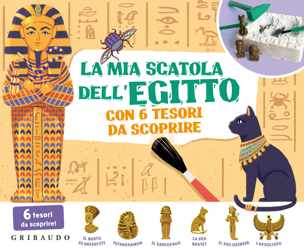 La mia scatola dell'Egitto con 6 tesori da scoprire