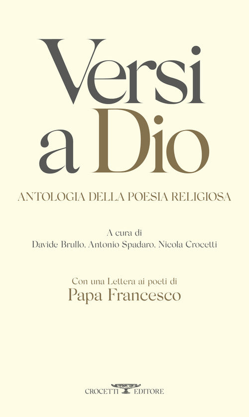 Versi a Dio. Antologia della poesia religiosa