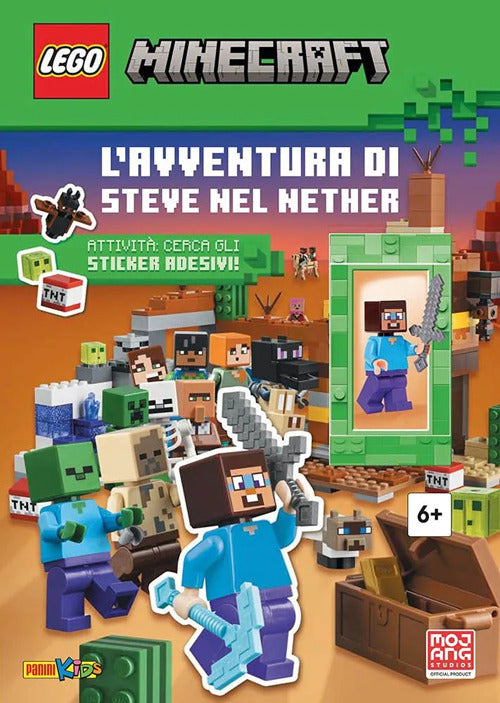 L'avventura di Steve nel Nether. Lego minecraft