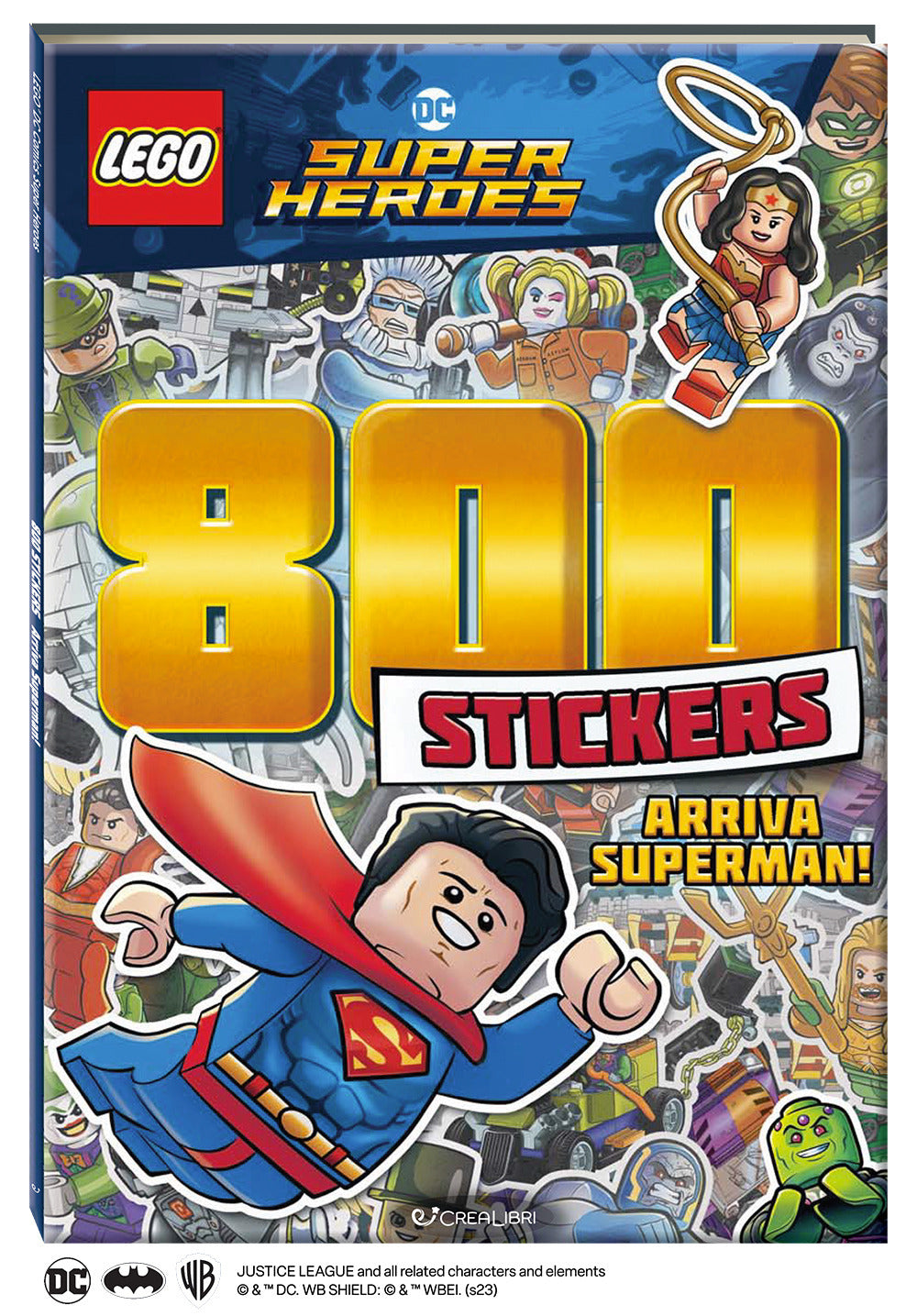 Arriva Superman! Lego DC. 800 stickers