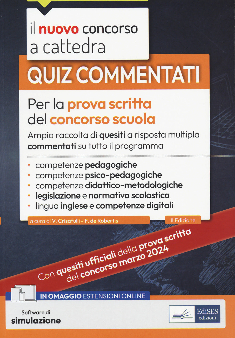 Quiz commentati per la prova scritta del concorso scuola. Con software di simulazione