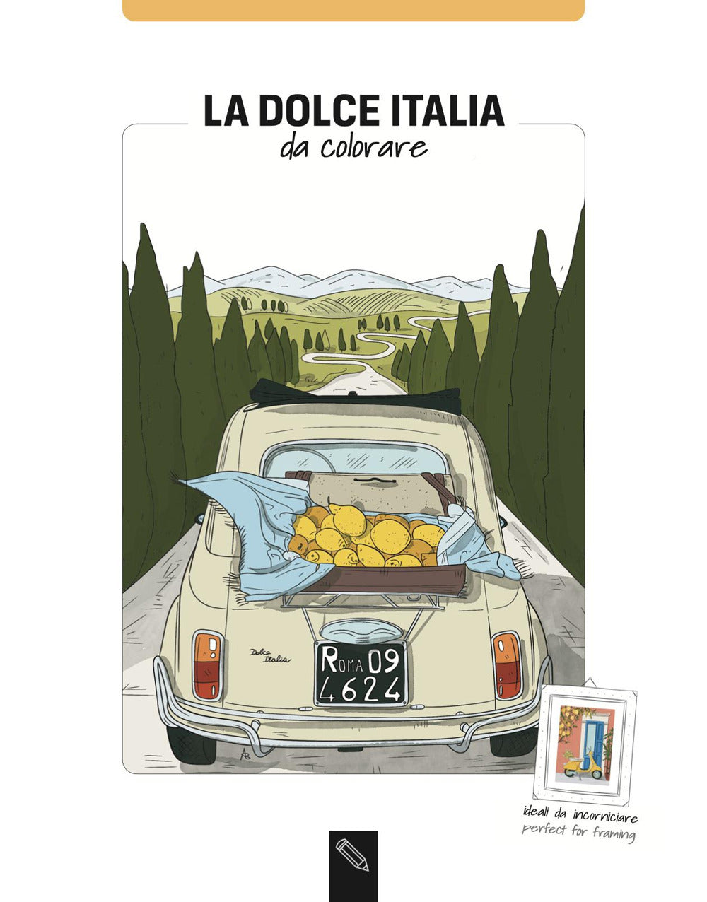 La dolce Italia da colorare. Coloring book