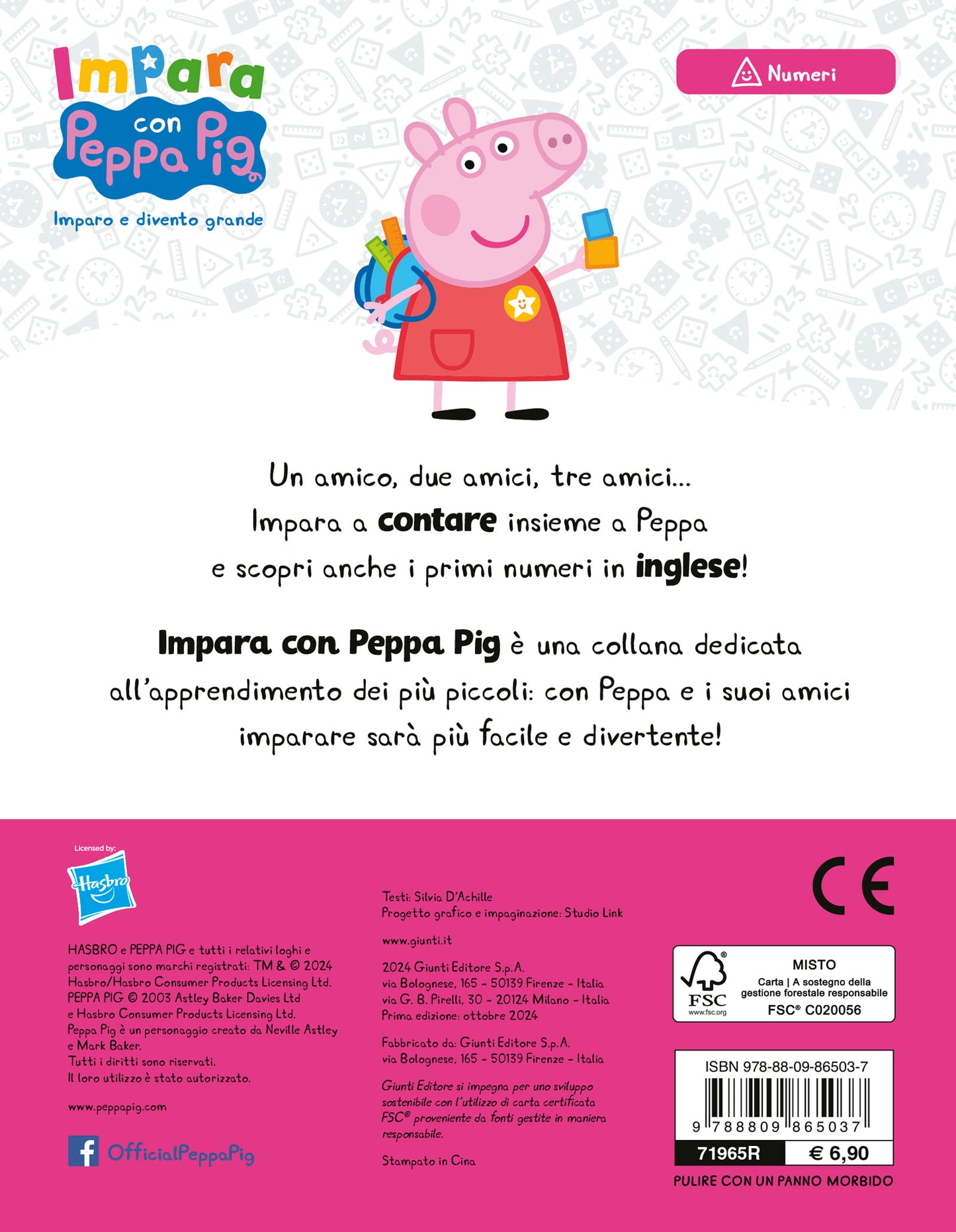 1,2 e 3... conta con Peppa!. impara con Peppa