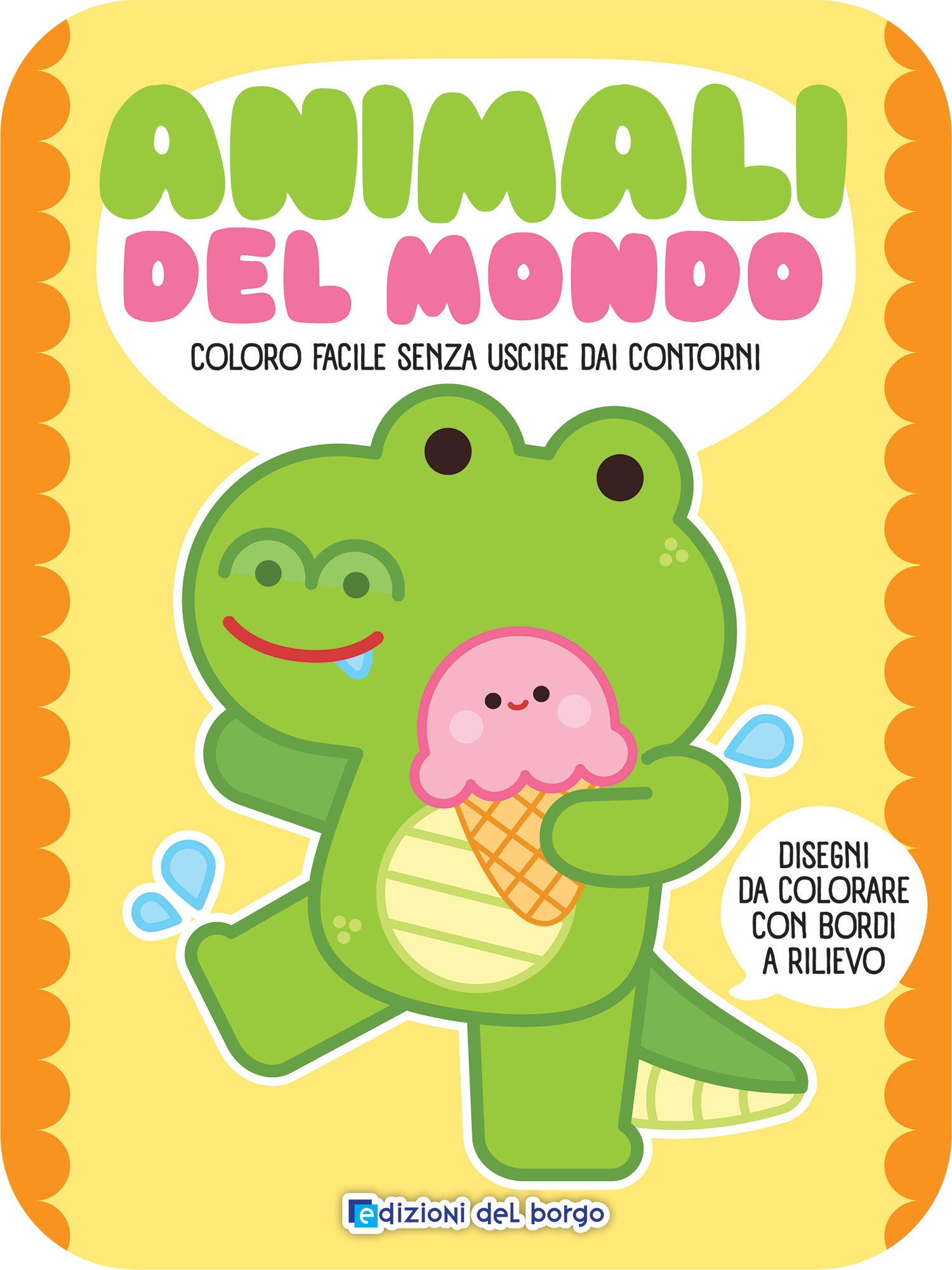 Animali del mondo. Coloro facile senza uscire dai contorni