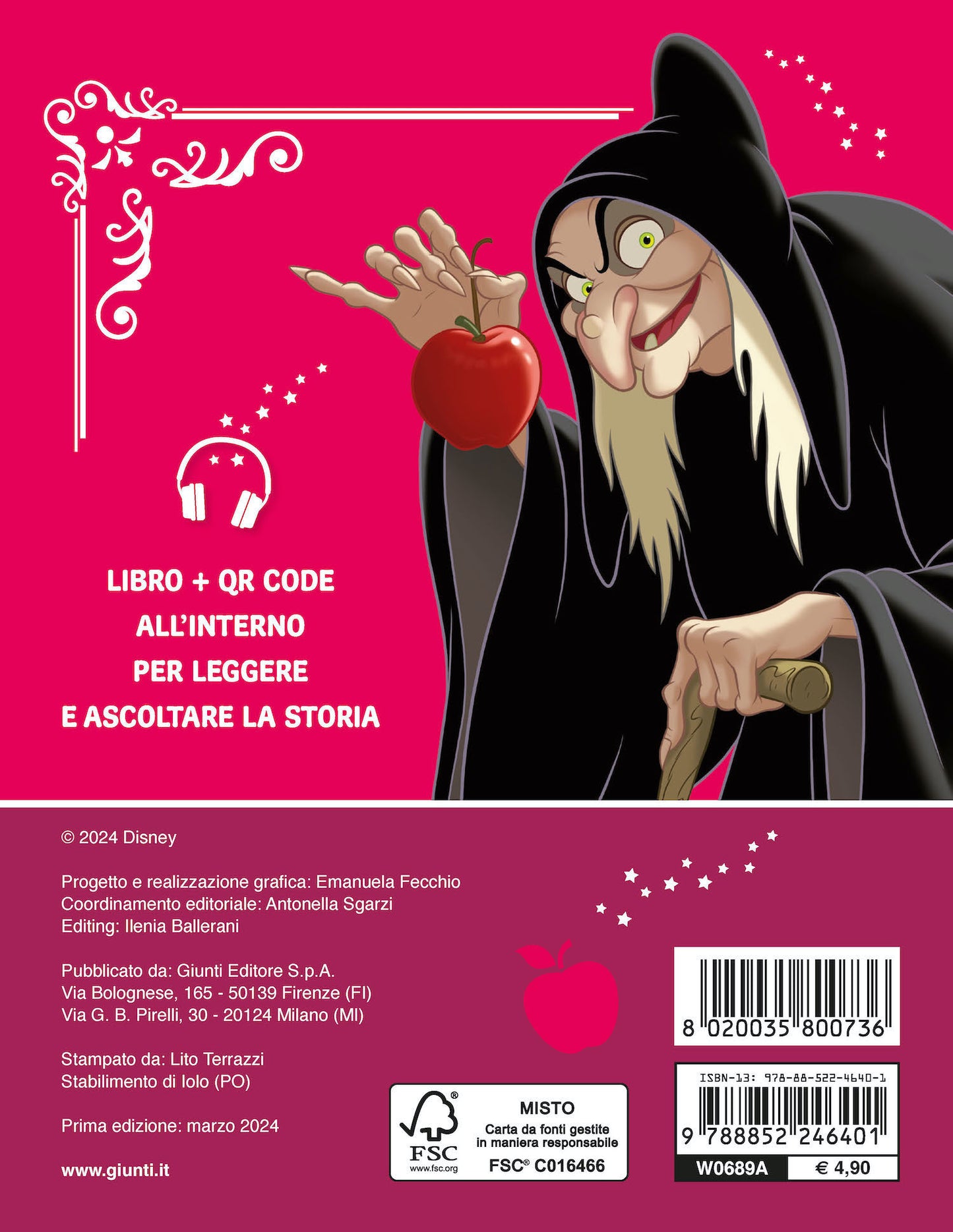 Biancaneve Leggi e Ascolta QR Code