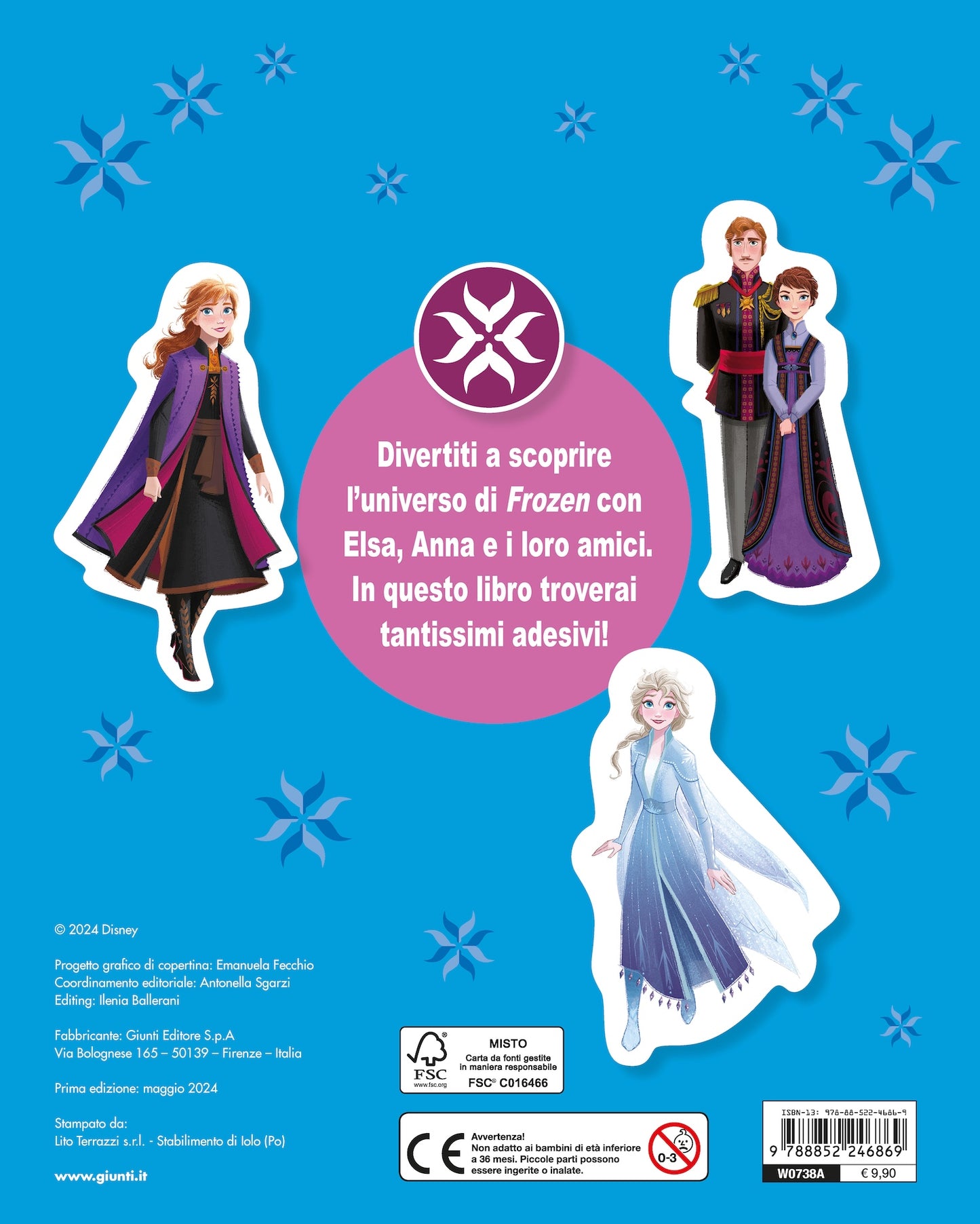 Frozen Super Staccattacca Disney. Gioca, attacca, impara! Con più di 230 adesivi