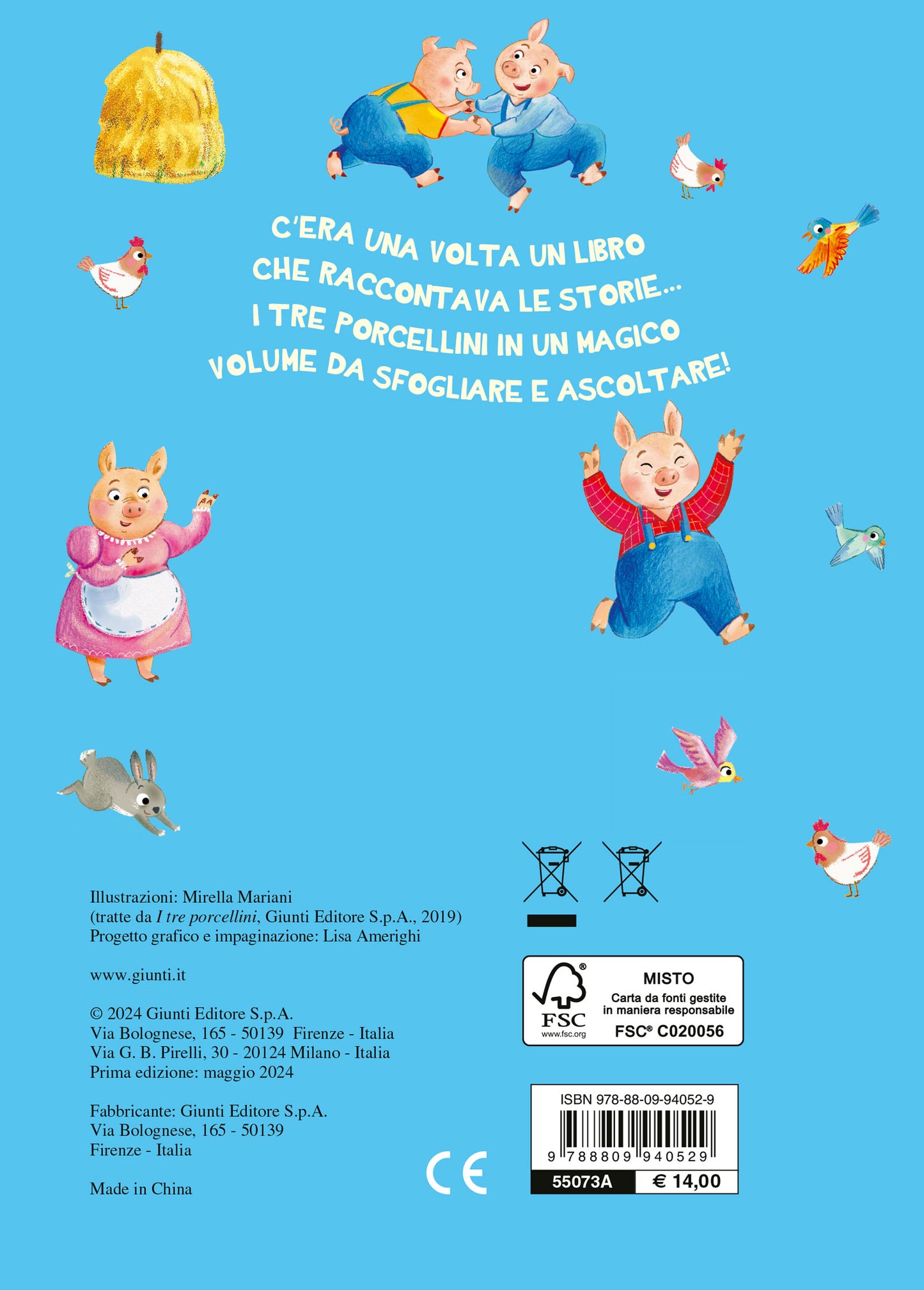 I tre porcellini. Libri parlanti