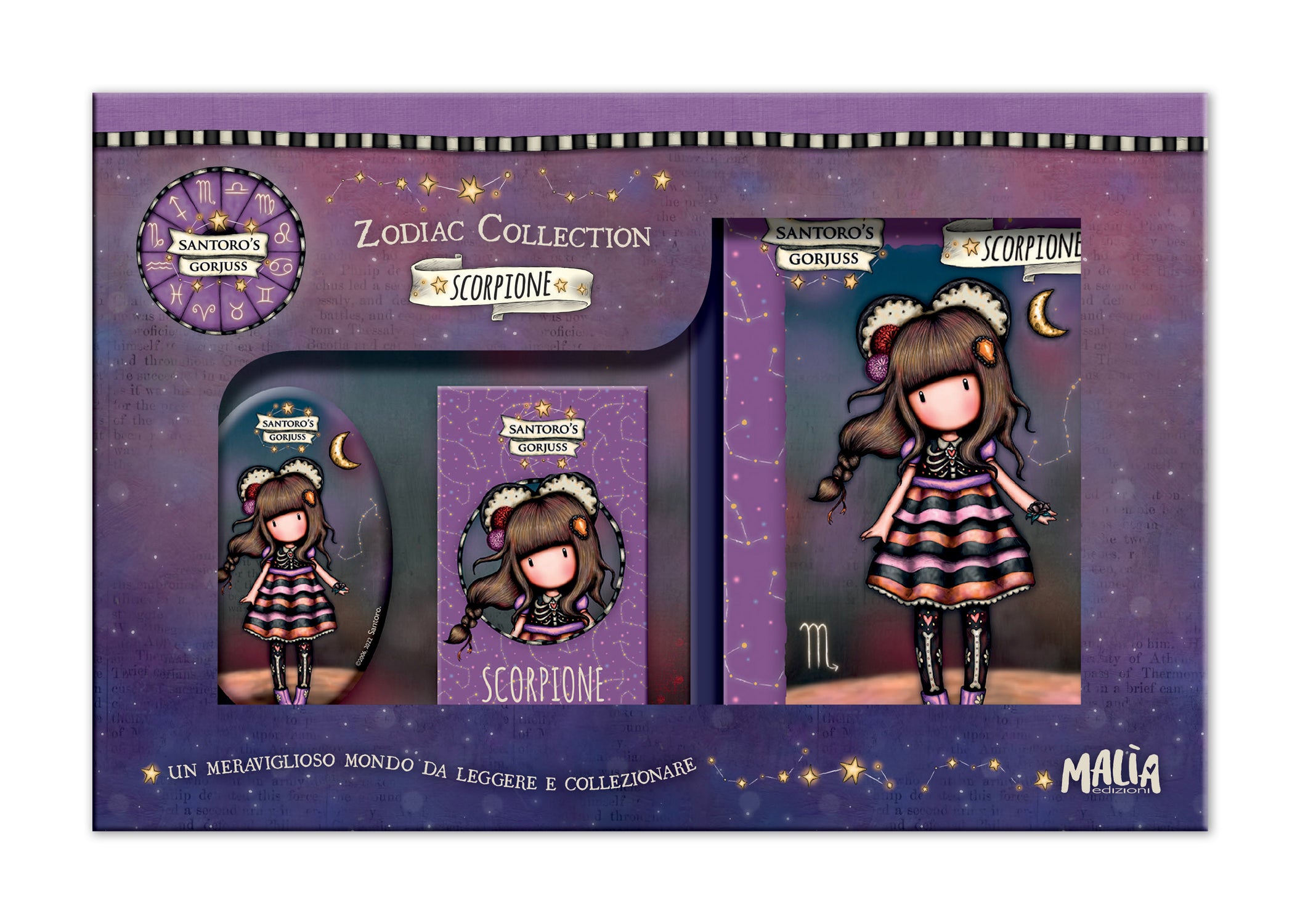 Gorjuss Zodiaco. Gift Box. Scorpione
