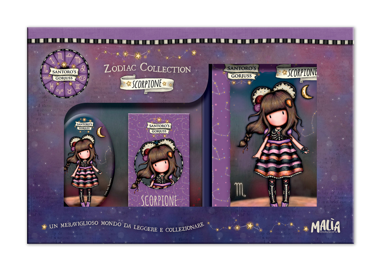 Gorjuss Zodiaco. Gift Box. Scorpione