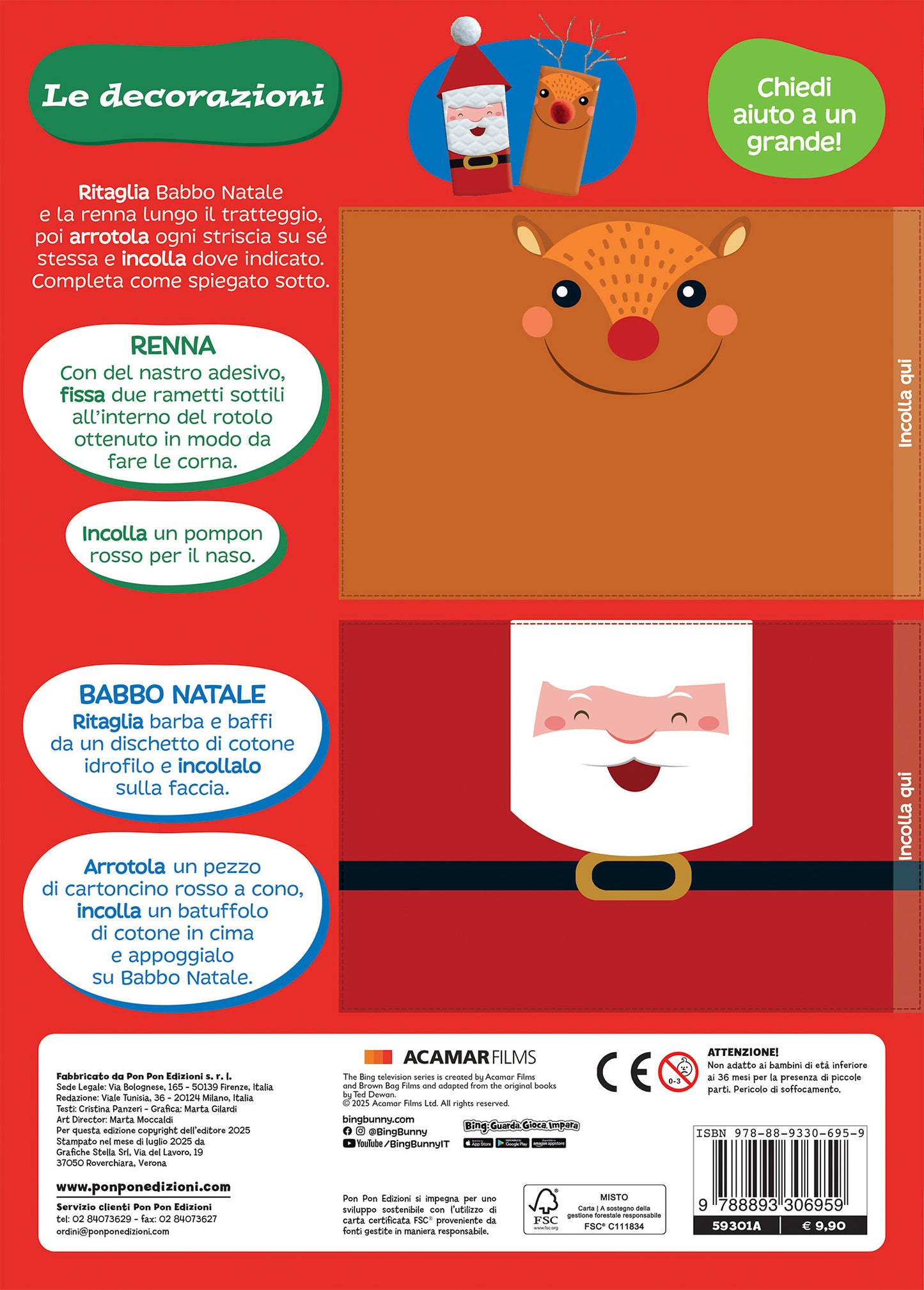 Bing. Activity con gadget. Crea il tuo Natale + Set creativo i biglietti di Natale