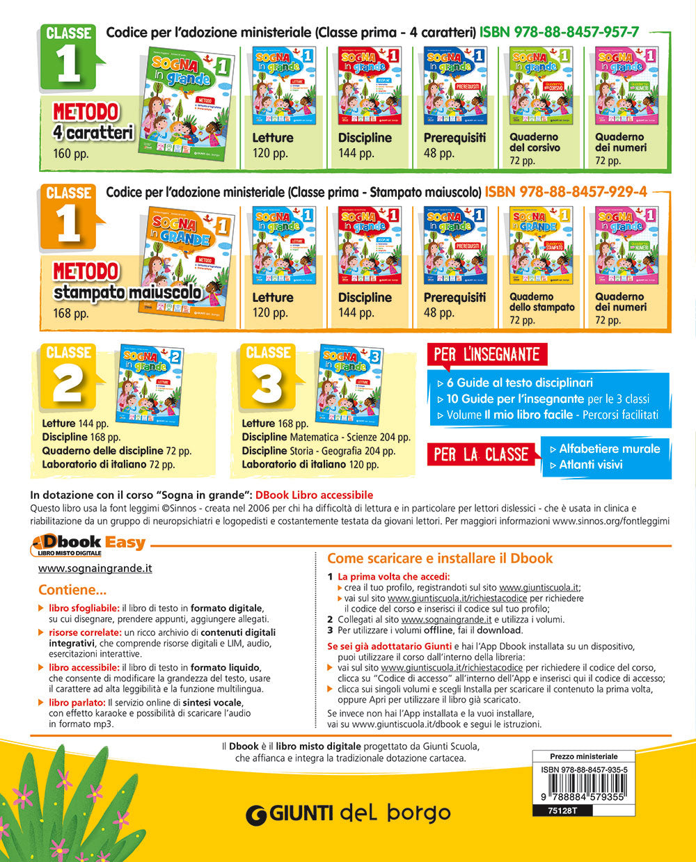 Sogna in grande 1 - Quaderno dello stampato