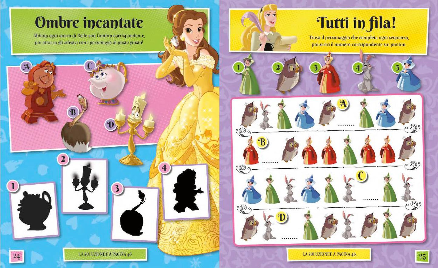 Principesse Disney Mega Sticker. Con tanti adesivi, giochi e attività