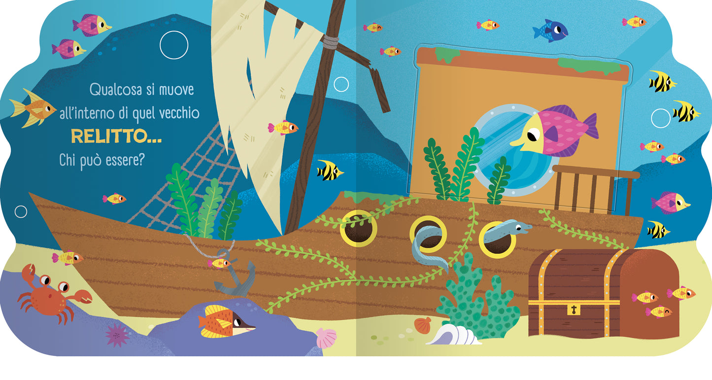 Amici del mare. con tante alette alza e scopri