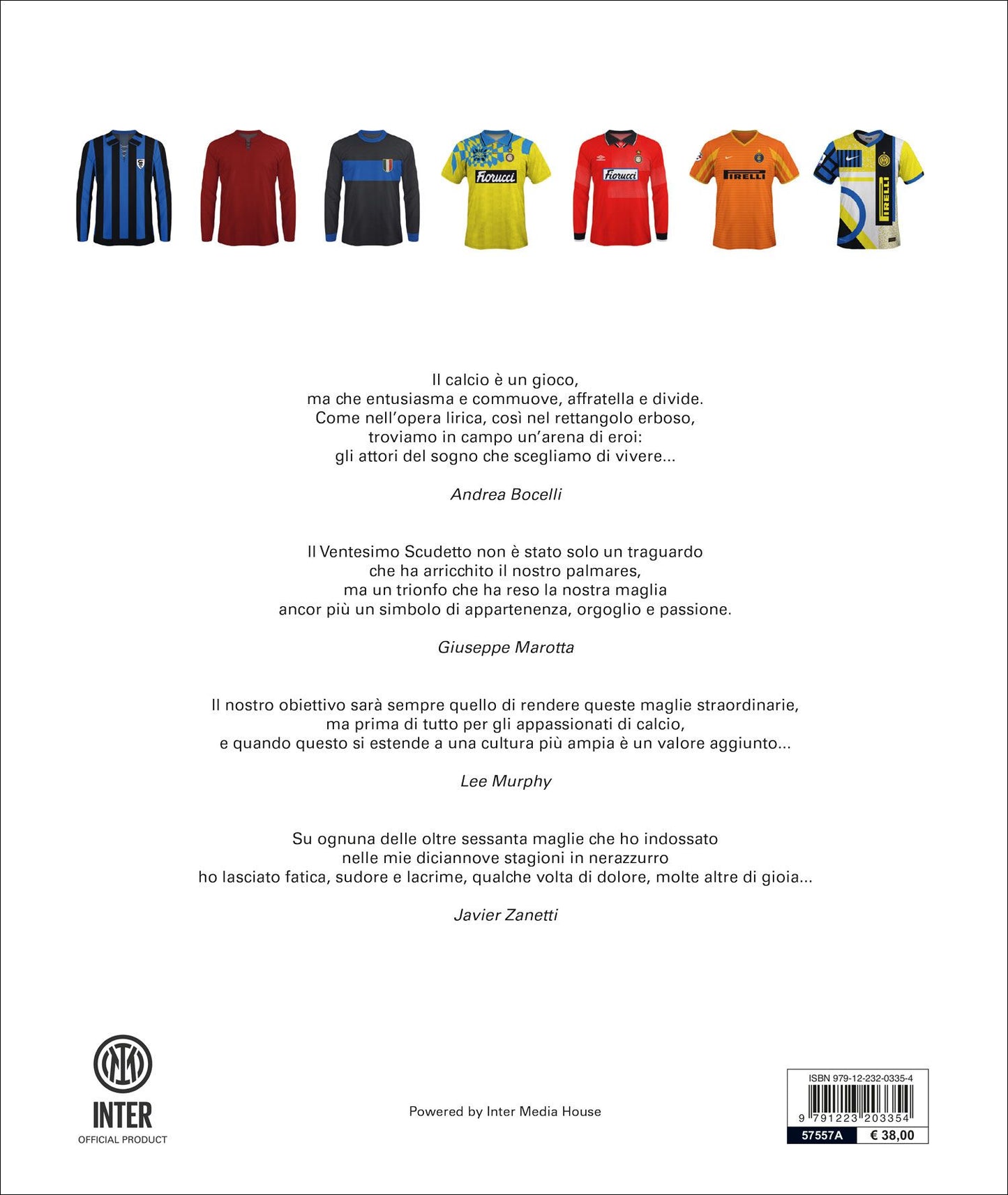 Le maglie dell'Inter. Tutte le divise nerazzurre dal 1908 a oggi