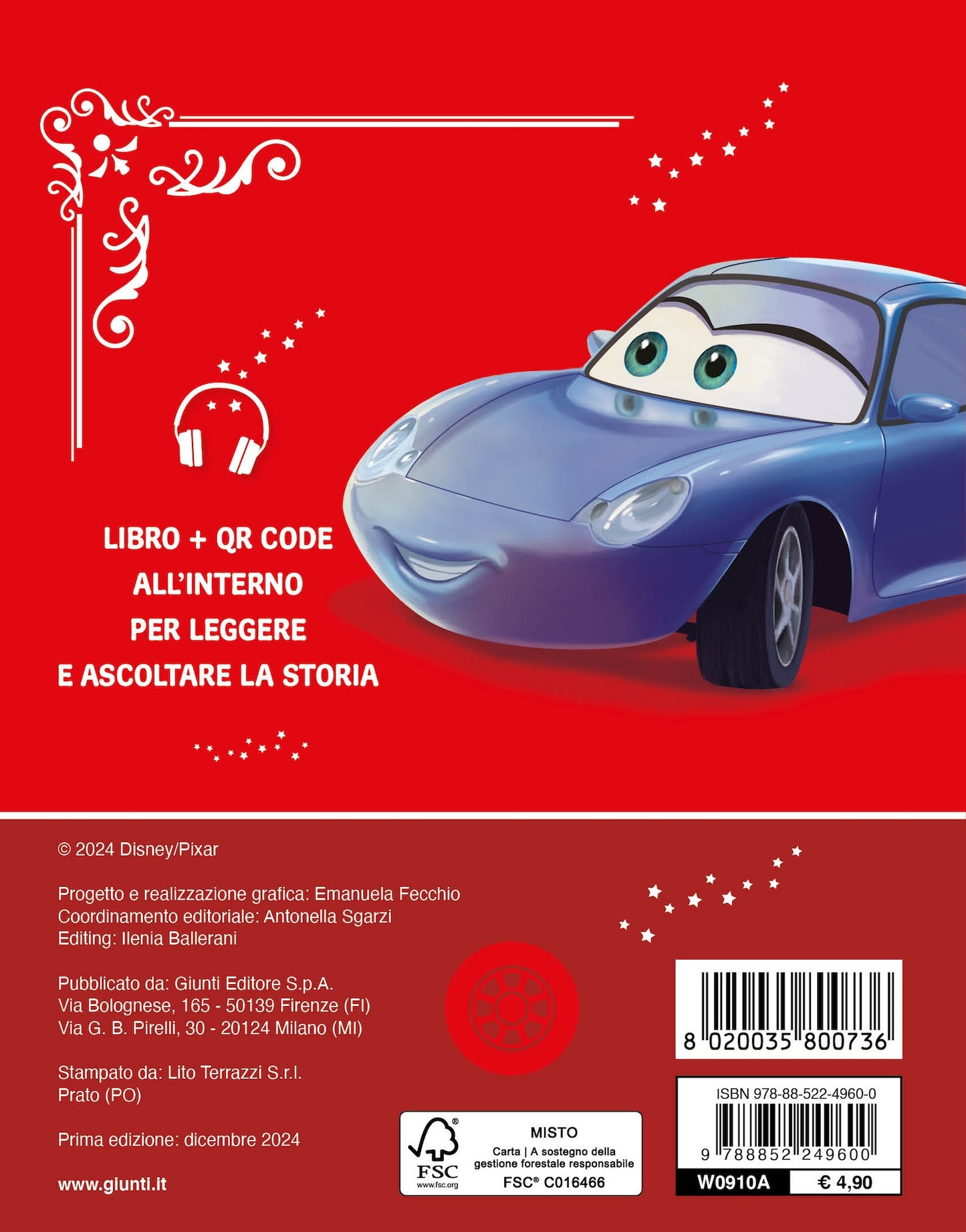 Cars Motori ruggenti Leggi e Ascolta QR Code