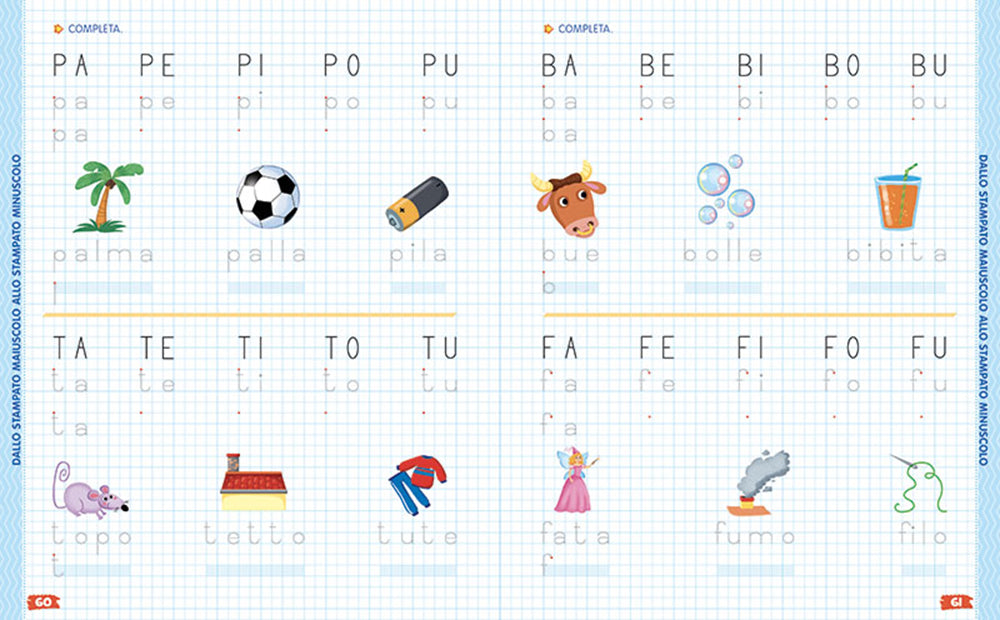 Il quaderno dello stampatello. Vocali, consonanti, sillabe