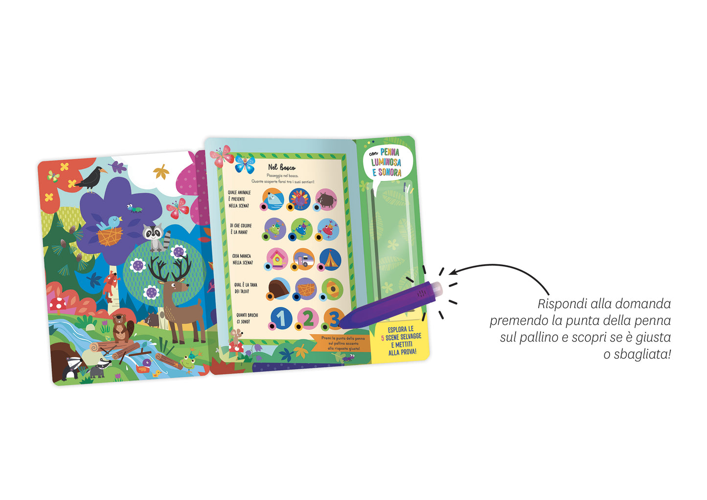 Tutto sugli animali. Trova la risposta con la penna magica
