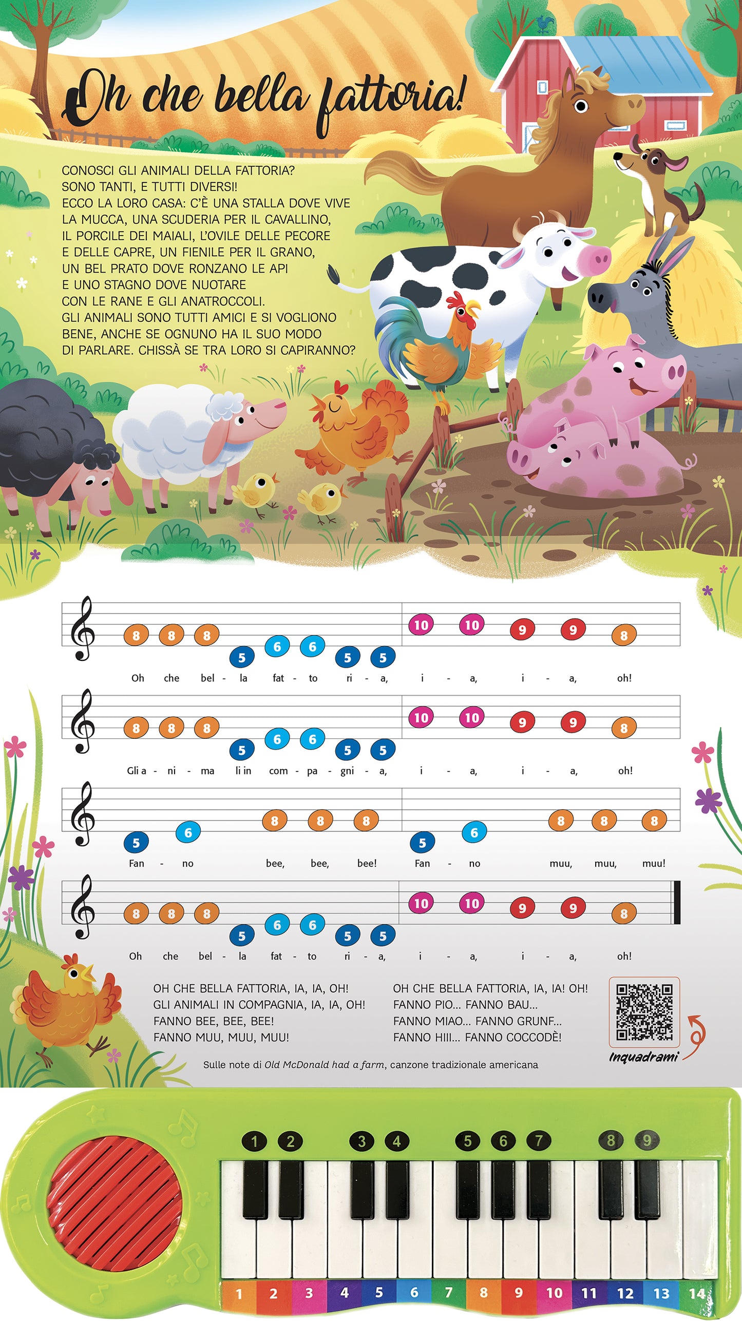 Il libro pianoforte della Fattoria
