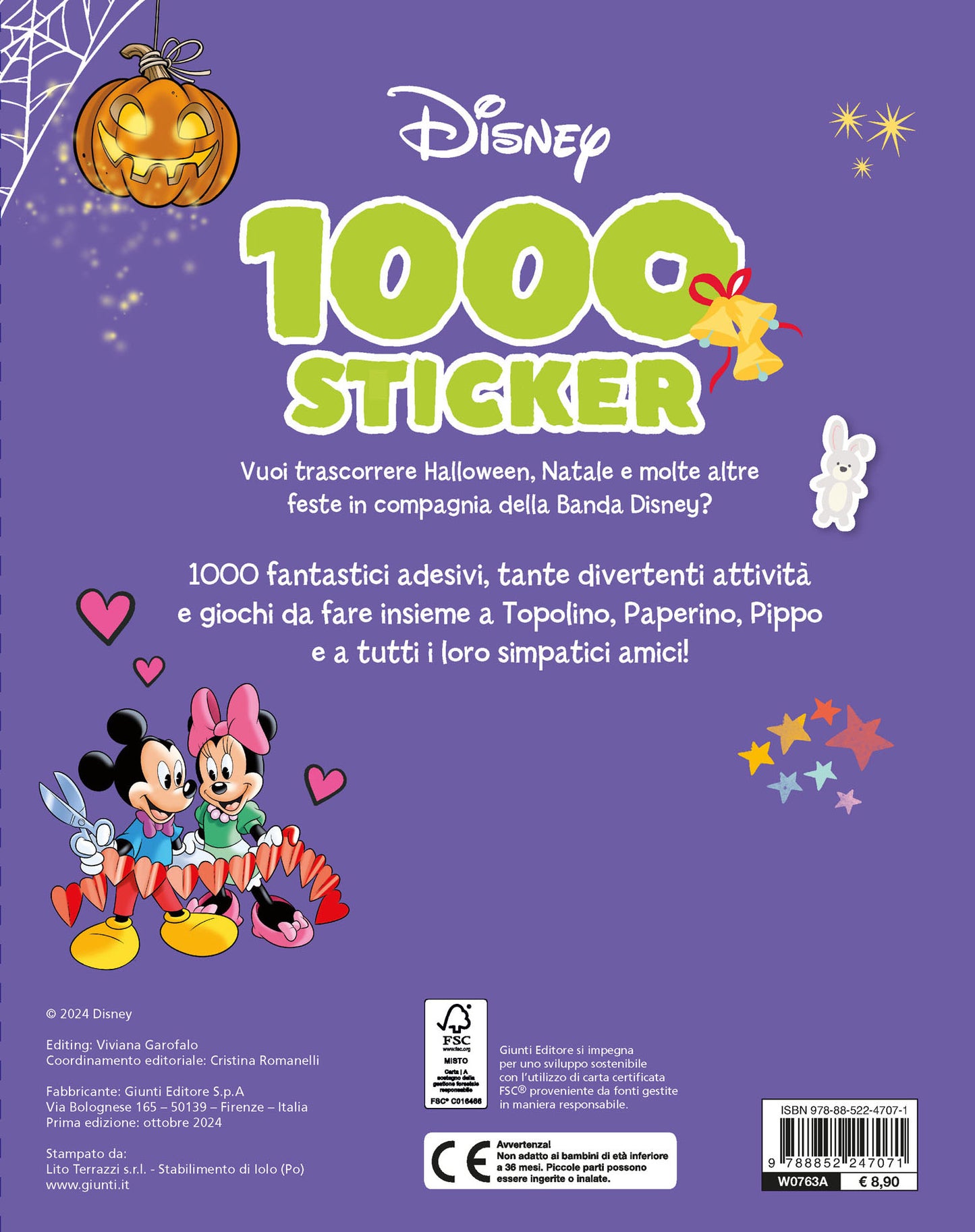 Halloween e altre feste 1000 Sticker. Tanti giochi e attività