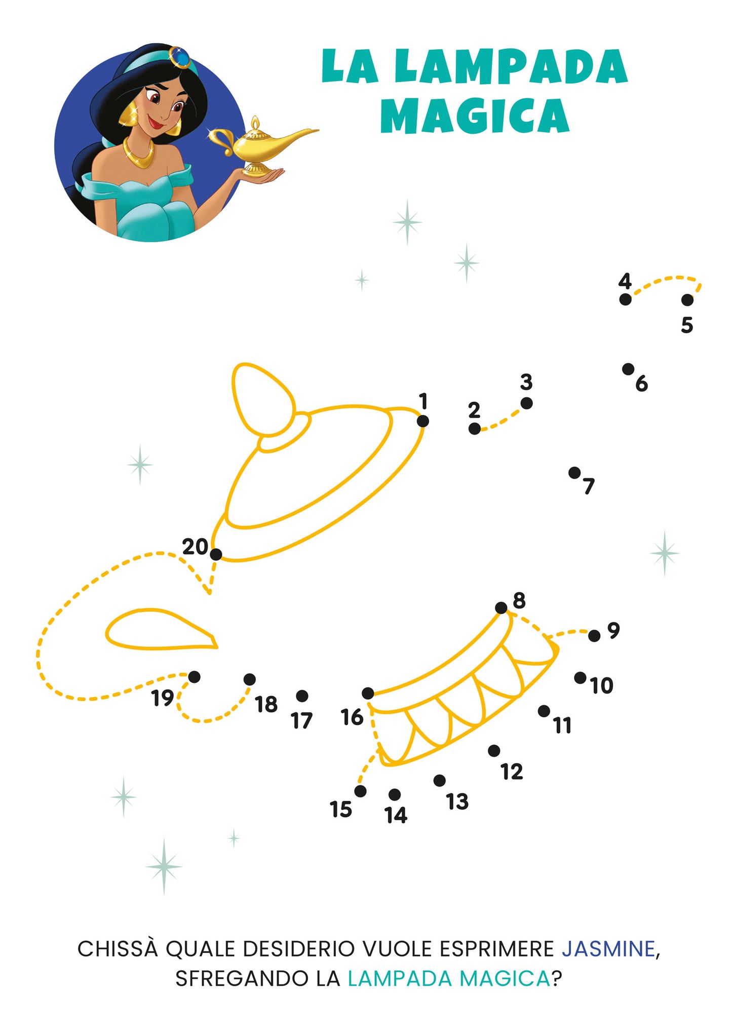 Principesse Unisco i puntini Disney Princess