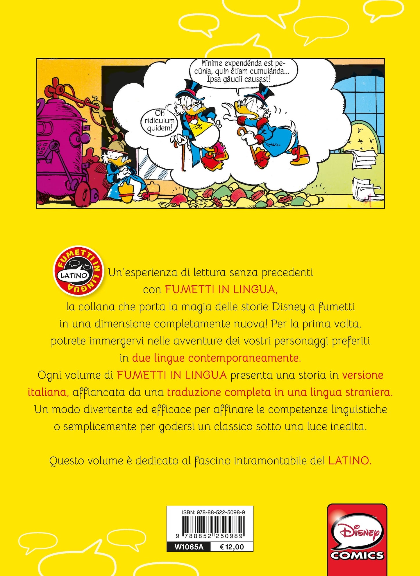 Scrúgulus in re vere mirábili - Zio Paperone in un caso davvero imprevedibile. Fumetti in lingua - Latino - Con prefazione del Prof Andrea Maggi