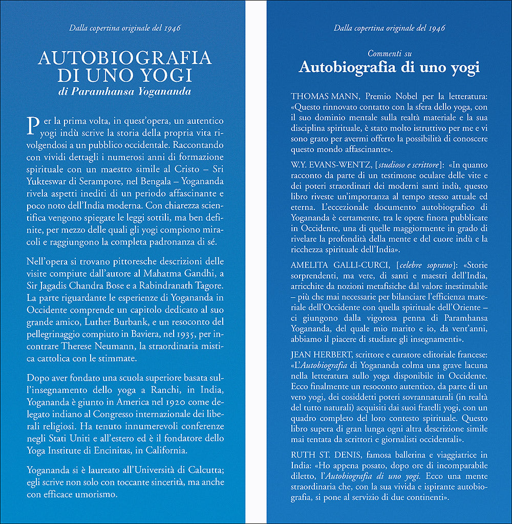 Autobiografia di uno Yogi + CD. Edizione speciale del 70° anniversario con audiobook e ritratto di Yogananda in omaggio!