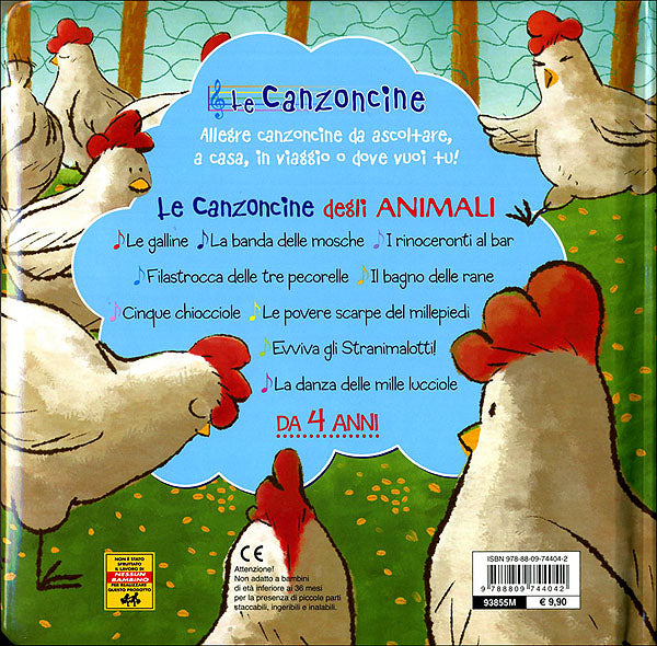 Le Canzoncine degli Animali + CD. Leggi e canta con noi!